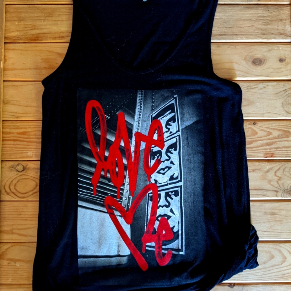 2 Obey size XS tank tops (fit up to a Medium)
